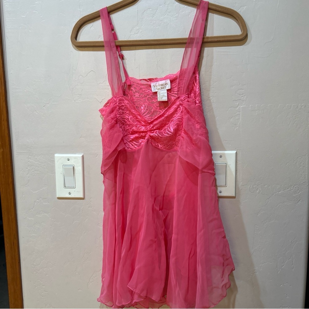 Victoria's Secret Pink Sheer Chemise